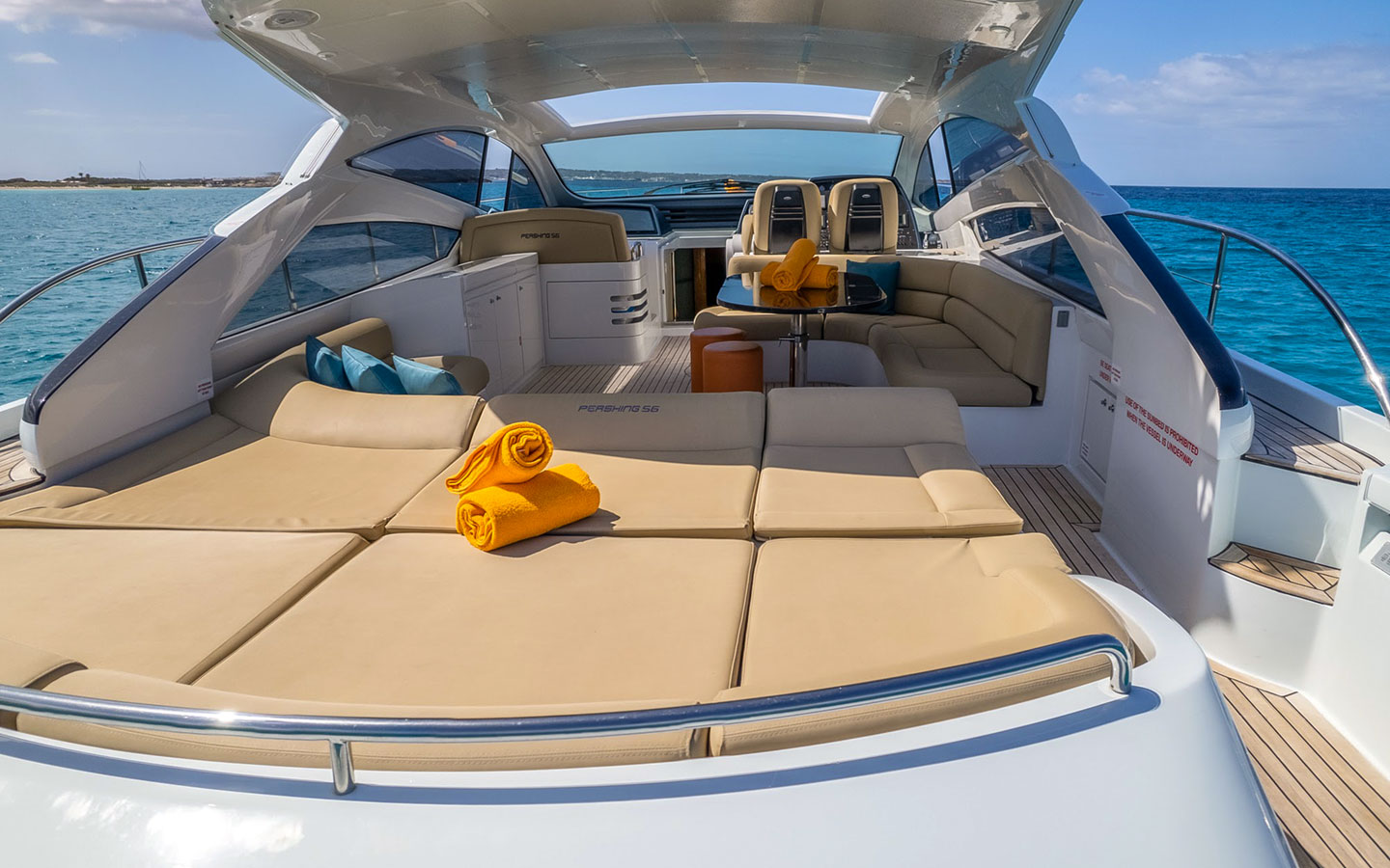 PERSHING 56 yacht charter, photo 3
