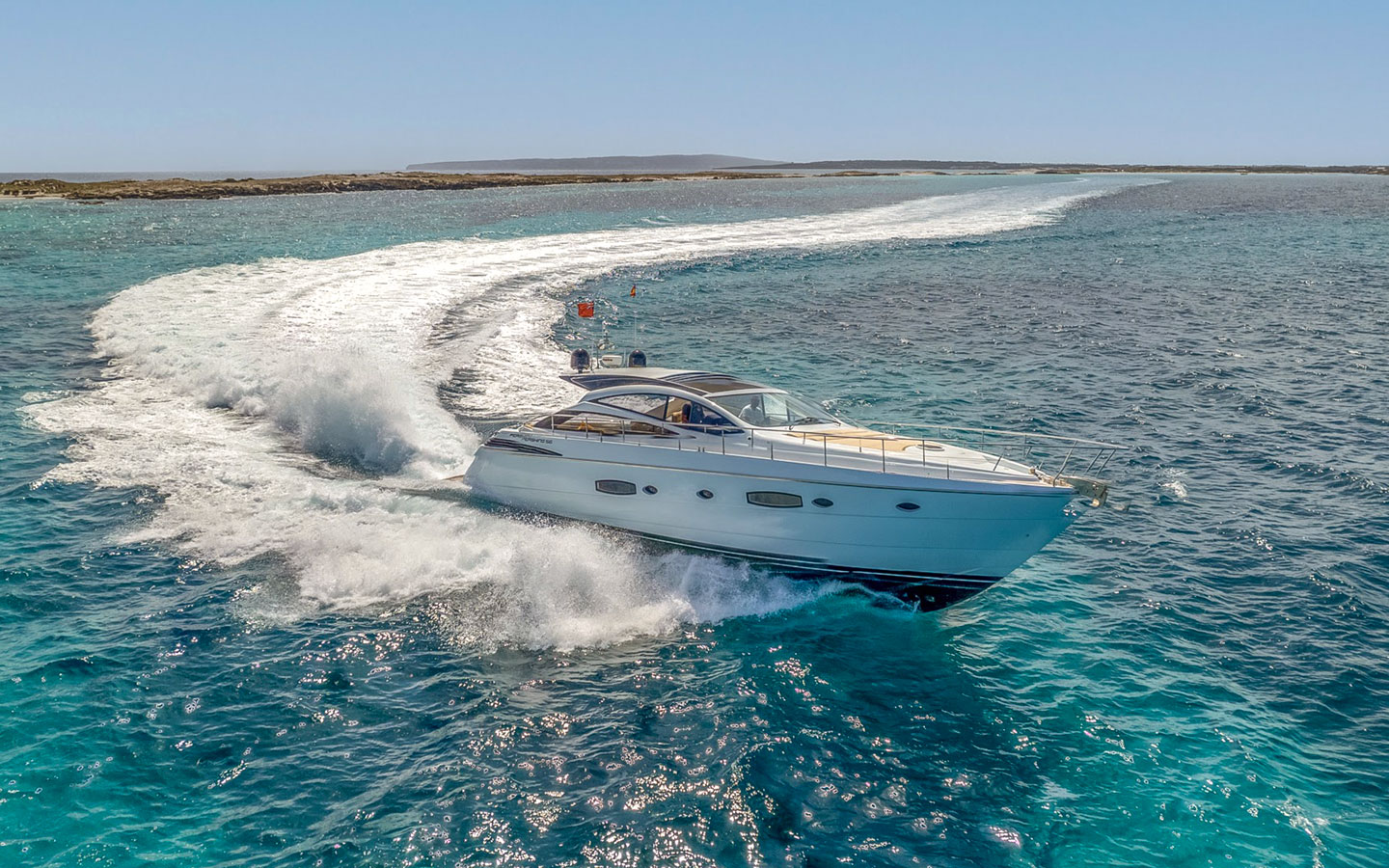 PERSHING 56 luxury yacht charter French Riviera