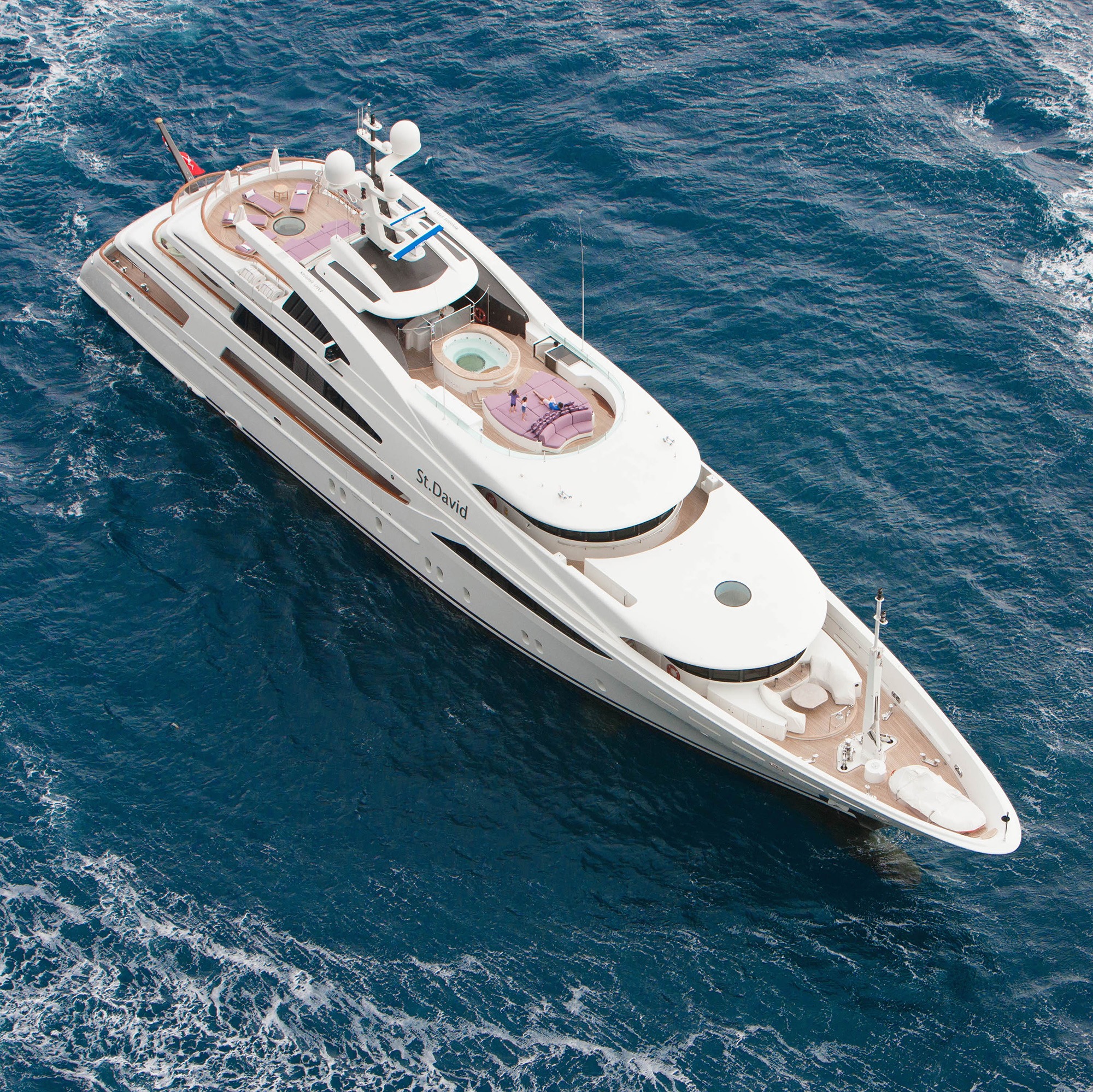 ST DAVID luxury yacht charter French Riviera