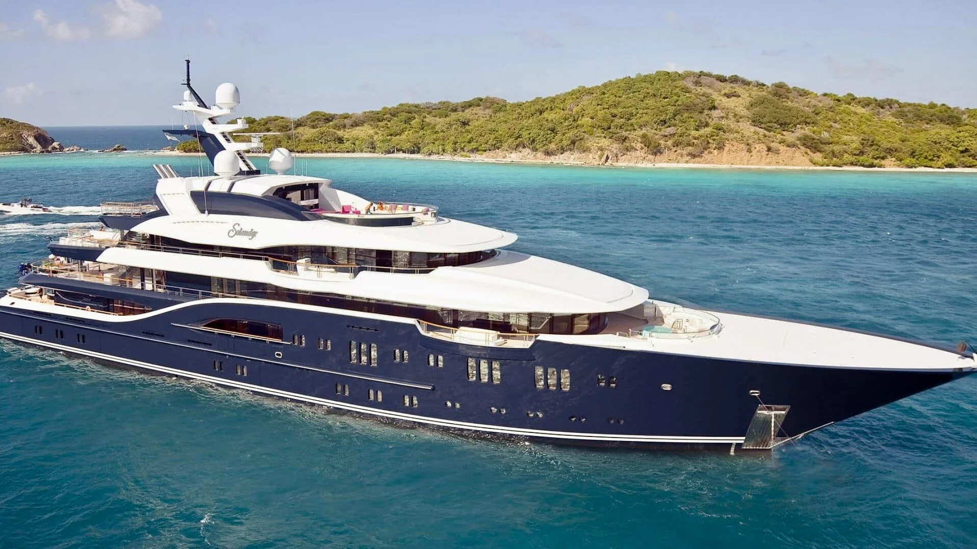 SOLANDGE — 85m luxury yacht SOLANDGE luxury yacht charter French Riviera