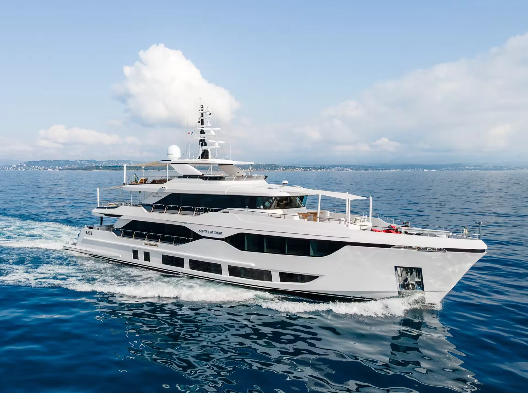 OPTIMISM luxury yacht charter French Riviera