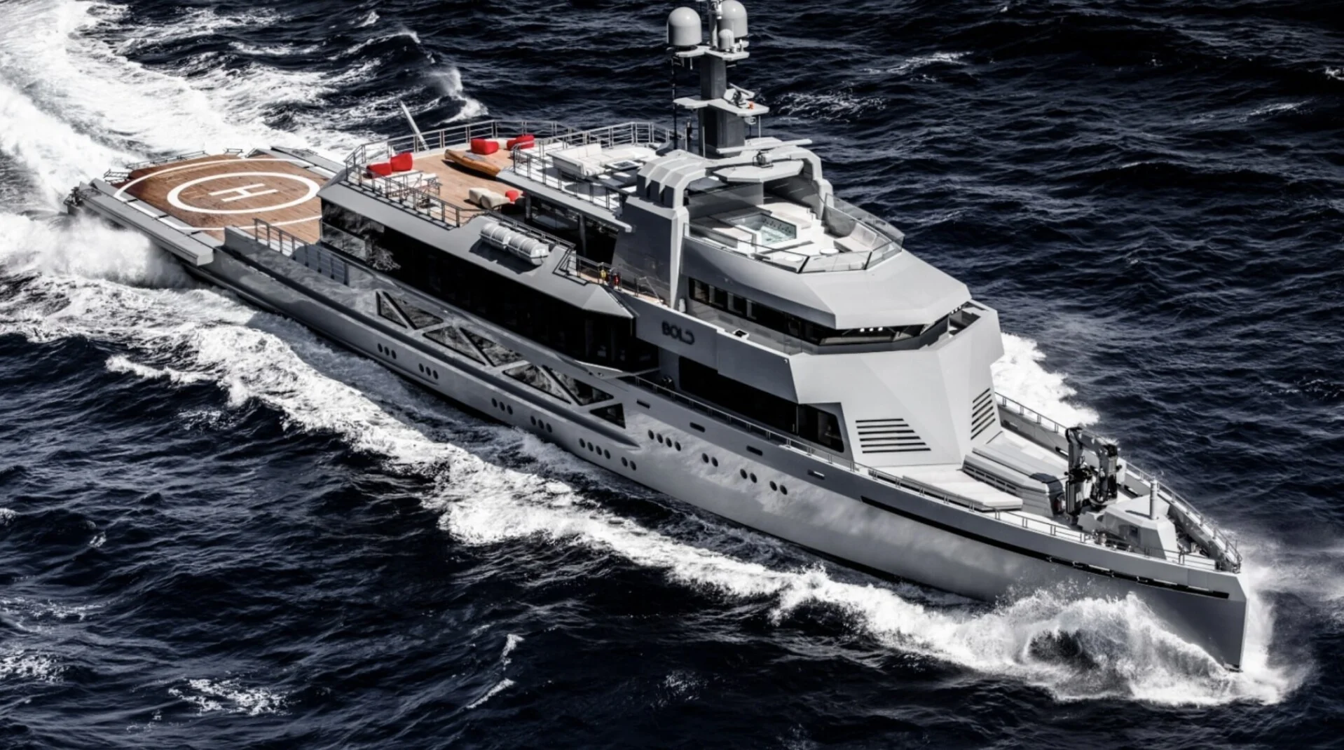 BOLD — 85m luxury yacht BOLD luxury yacht charter French Riviera