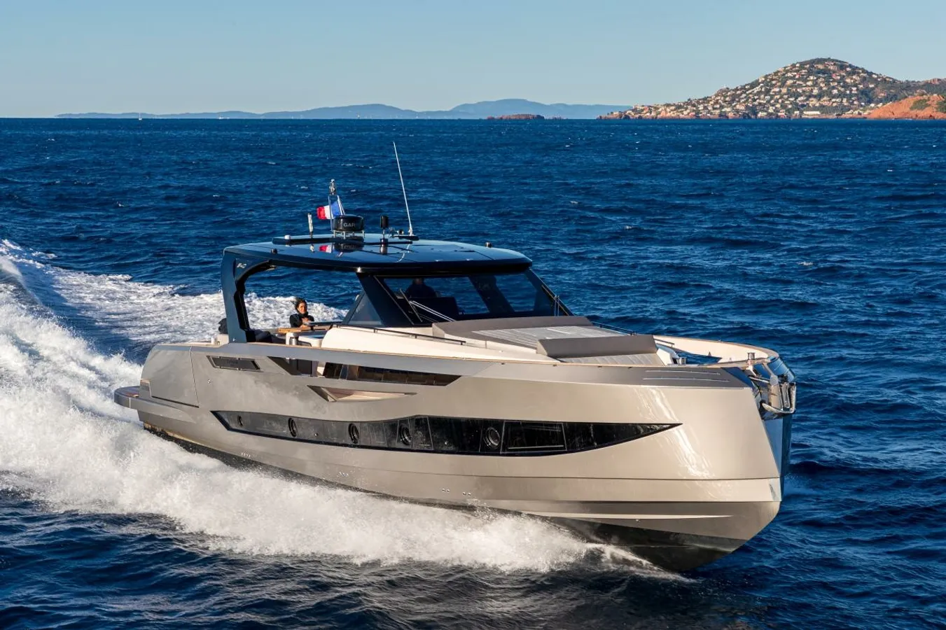 Pegase Cayman 540 luxury yacht charter French Riviera