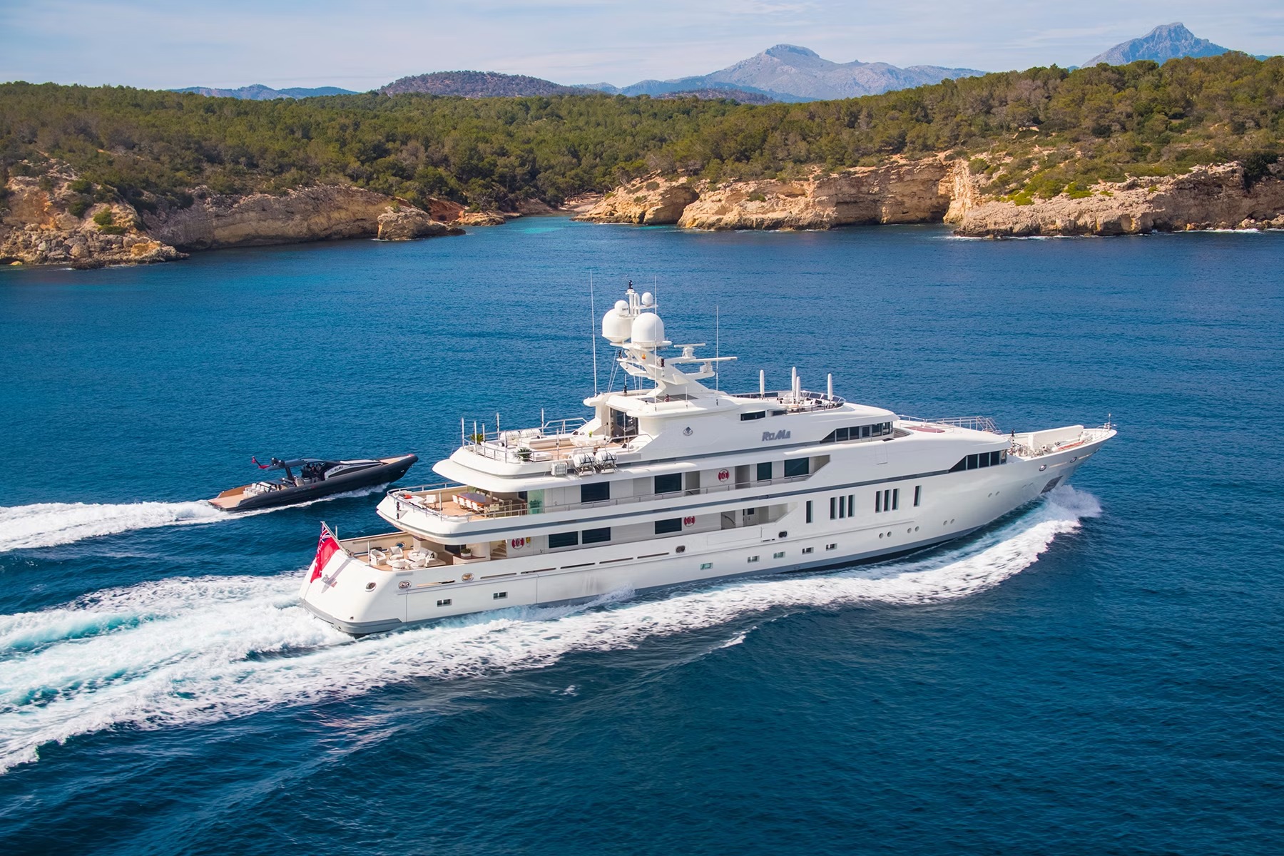 ROMA luxury yacht charter French Riviera