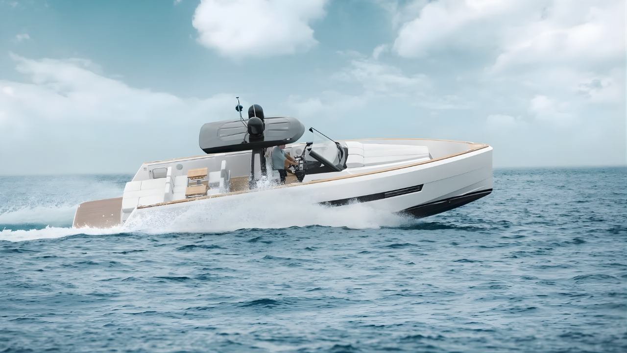 FJORD 42 luxury yacht charter French Riviera