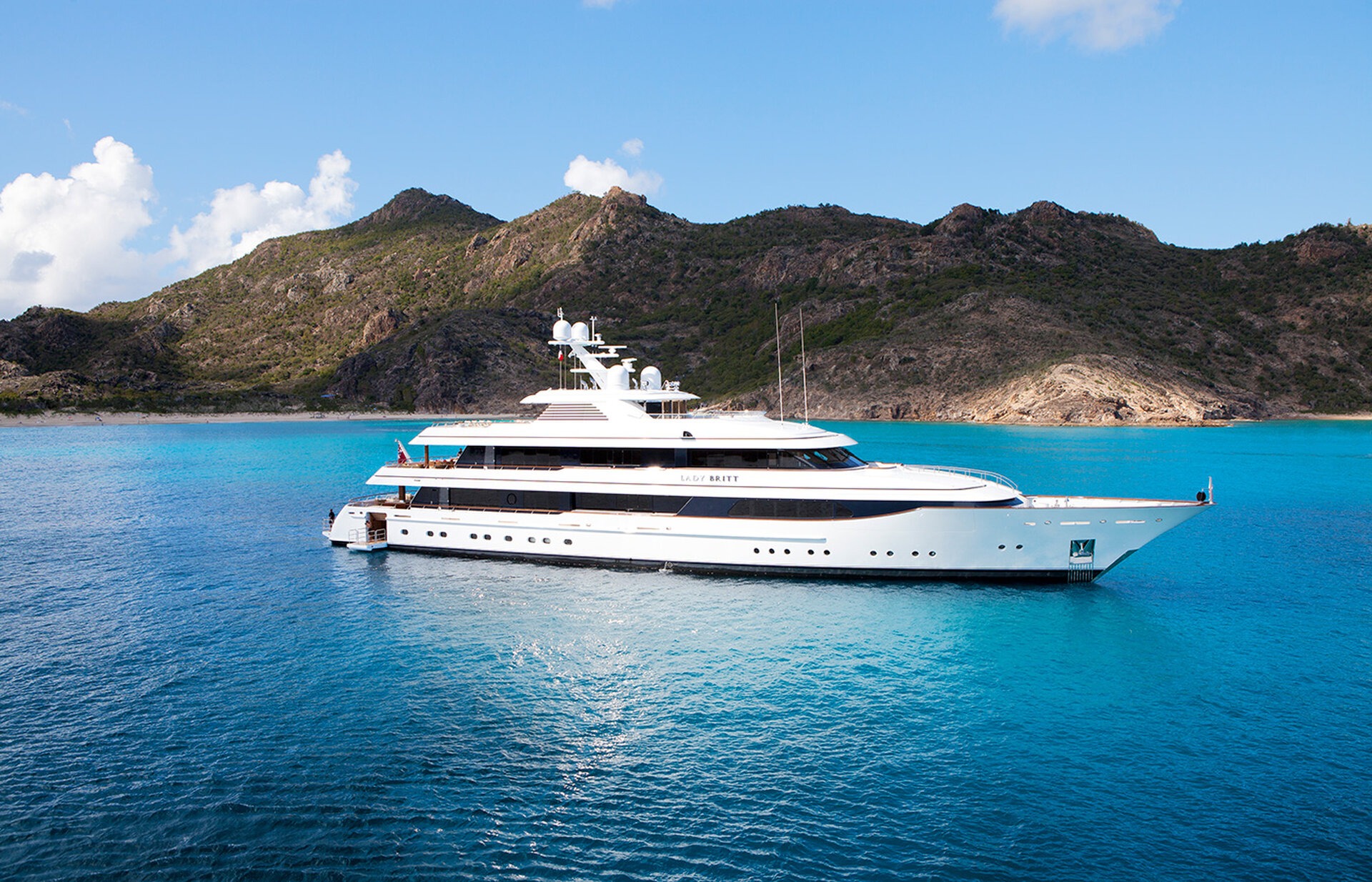 LADY BRITT luxury yacht charter French Riviera