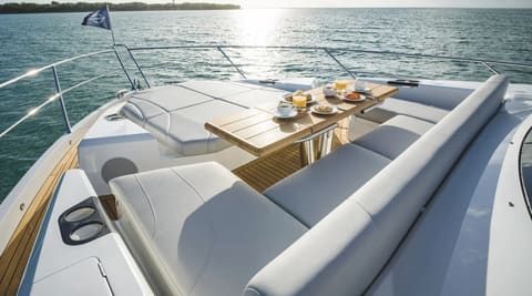 SUNSEEKER 68, dernière baignade et retour