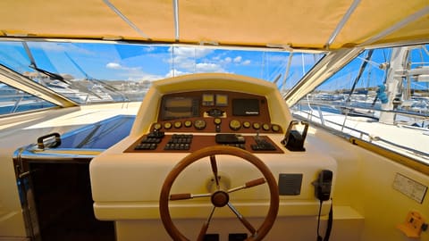 GIANETTI 55 SPORT, dernière baignade et retour