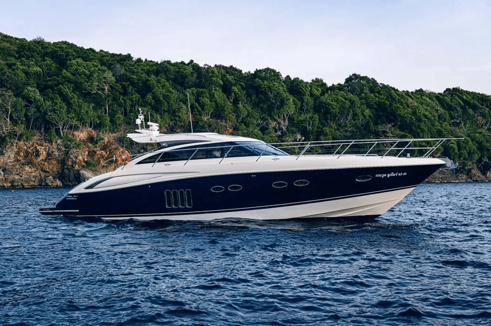 Visite vidéo du PRINCESS V62S, location de yacht sur la Côte d'Azur